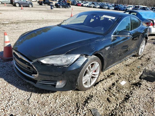 5YJSA1H17EFP52862 - 2014 TESLA MODEL S შავი ფოტო 1