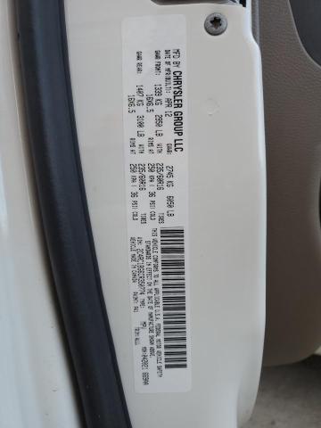 2C4RC1BG6CR350774 - 2012 CHRYSLER TOWN & COU TOURING WHITE photo 13