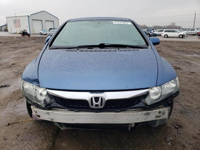 19XFA16699E046214 - 2009 HONDA CIVIC LX-S BLUE photo 5