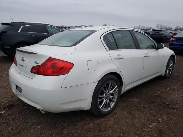 JNKBV61F58M279724 - 2008 INFINITI G35 WHITE photo 3