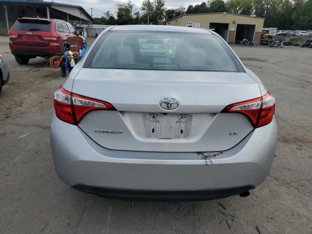 5YFBURHE9FP254113 - 2015 TOYOTA COROLLA L SILVER photo 6