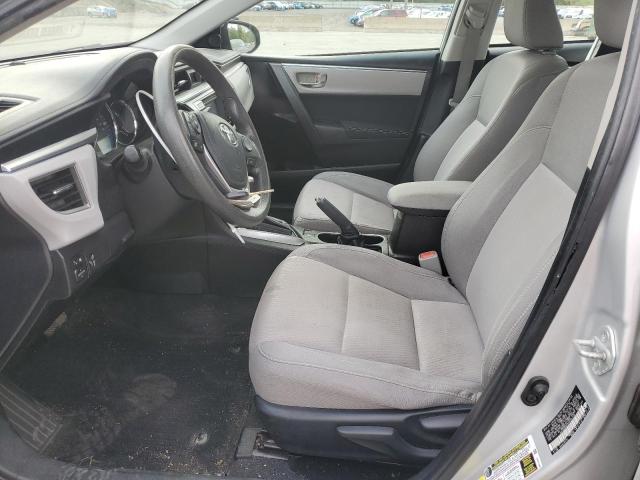5YFBURHE9FP254113 - 2015 TOYOTA COROLLA L SILVER photo 7