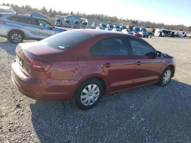 3VW267AJ8GM265003 - 2016 VOLKSWAGEN JETTA S RED photo 3