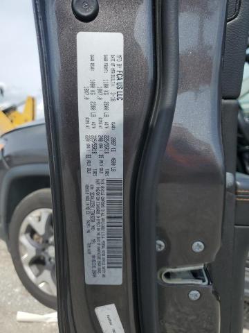 3C4NJDCB1JT349230 - 2018 JEEP COMPASS LIMITED Сірий фото 14