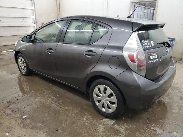 JTDKDTB33E1573790 - 2014 TOYOTA PRIUS C ნაცრისფერი ფოტო 2