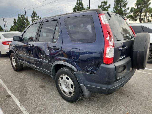 JHLRD68576C025731 - 2006 HONDA CR-V LX Niebieski zdjęcie 2