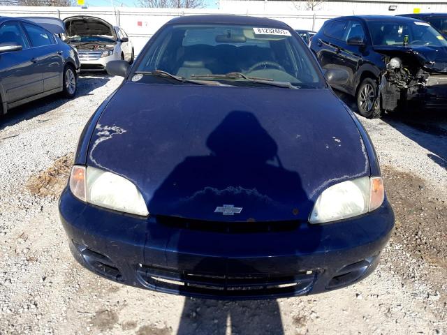 1G1JC524527365382 - 2002 CHEVROLET CAVALIER BASE BLUE photo 5