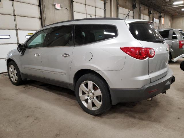 1GNKVLEDXCJ122250 - 2012 CHEVROLET TRAVERSE LTZ SILVER photo 2