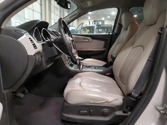 1GNKVLEDXCJ122250 - 2012 CHEVROLET TRAVERSE LTZ SILVER photo 7