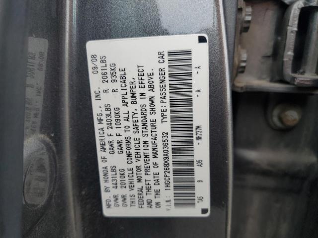 1HGCP268X9A036532 - 2009 HONDA ACCORD EXL Boz foto 13