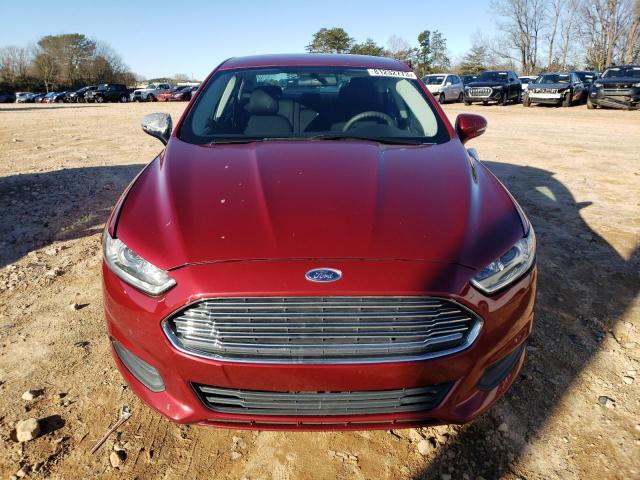 3FA6P0HR4DR271230 - 2013 FORD FUSION SE RED photo 5