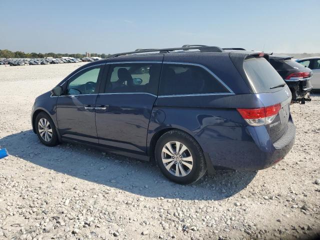 5FNRL5H66FB029257 - 2015 HONDA ODYSSEY EXL BLUE photo 2