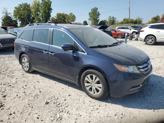 5FNRL5H66FB029257 - 2015 HONDA ODYSSEY EXL BLUE photo 4