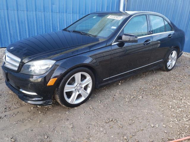 WDDGF5EB3BA507451 - 2011 MERCEDES-BENZ C300 300 BLACK photo 1