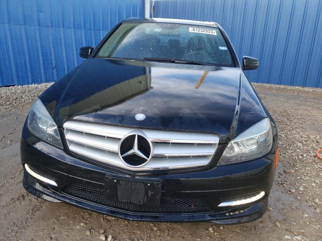 WDDGF5EB3BA507451 - 2011 MERCEDES-BENZ C300 300 BLACK photo 5