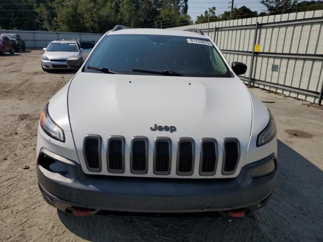 1C4PJMBBXFW501274 - 2015 JEEP CHEROKEE TRAILHAWK WHITE photo 5