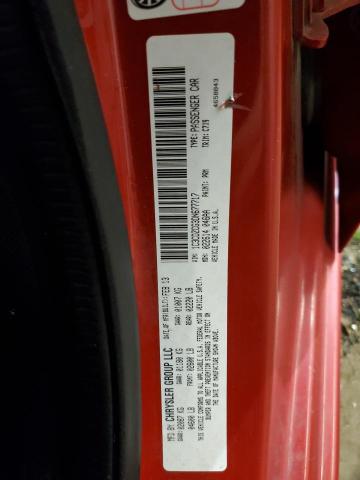 1C3CDZCG3DN677717 - 2013 DODGE AVENGER SXT RED photo 12