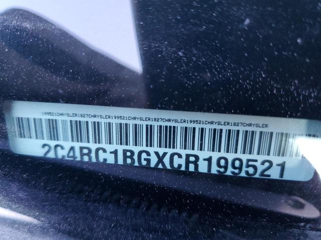 2C4RC1BGXCR199521 - 2012 CHRYSLER TOWN & COU TOURING 蓝色 照片 12