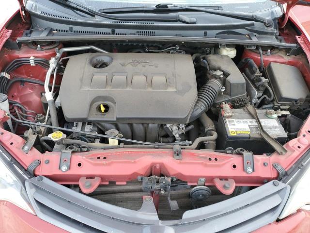 2T1BURHE9GC625501 - 2016 TOYOTA COROLLA L RED photo 11