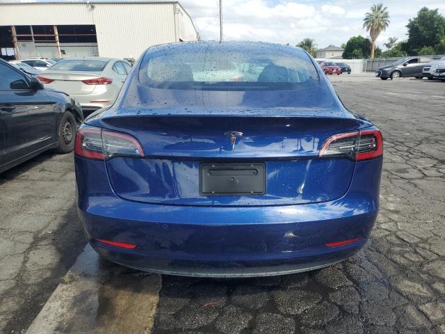 5YJ3E1EA0NF372646 - 2022 TESLA MODEL 3 BLUE photo 6