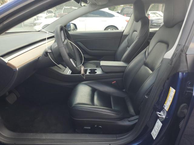 5YJ3E1EA0NF372646 - 2022 TESLA MODEL 3 BLUE photo 7