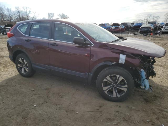 2HKRW6H32JH224091 - 2018 HONDA CR-V LX BURGUNDY photo 4