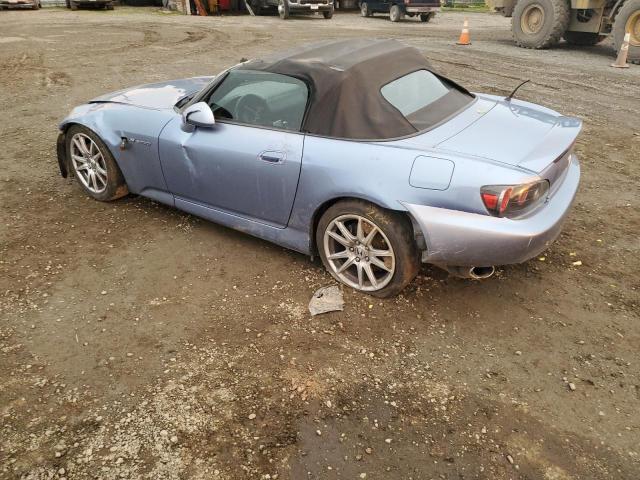 JHMAP21434T004219 - 2004 HONDA S2000 BLUE photo 2