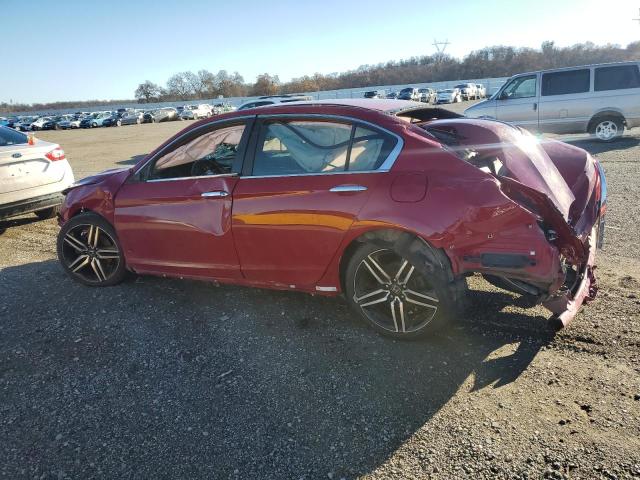 1HGCR2F10HA135971 - 2017 HONDA ACCORD SPORT SPECIAL EDITION RED photo 2