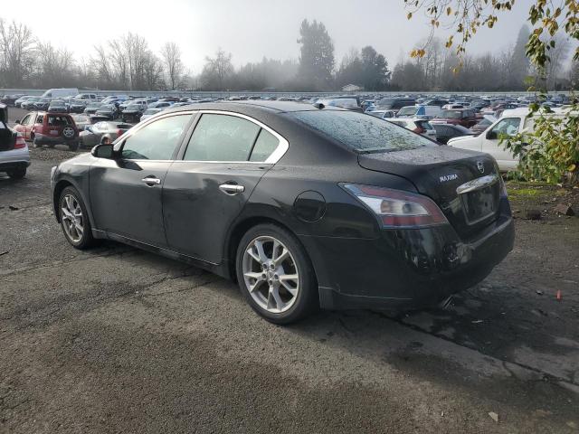 1N4AA5AP5EC493602 - 2014 NISSAN MAXIMA S BLACK photo 2