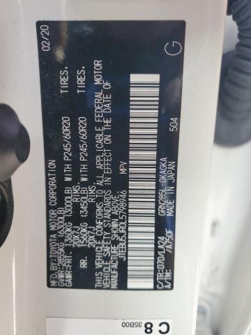 JTEBU5JR0L5798946 - 2020 TOYOTA 4RUNNER SR5/SR5 PREMIUM 白色 照片 13