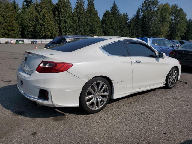 1HGCT2B81EA001423 - 2014 HONDA ACCORD EXL WHITE photo 3