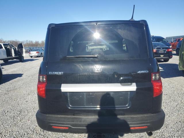 5J6YH2H71AL007395 - 2010 HONDA ELEMENT EX BLACK photo 6