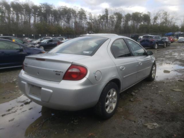 1B3ES56C65D158486 - 2005 DODGE NEON SXT SILVER photo 3