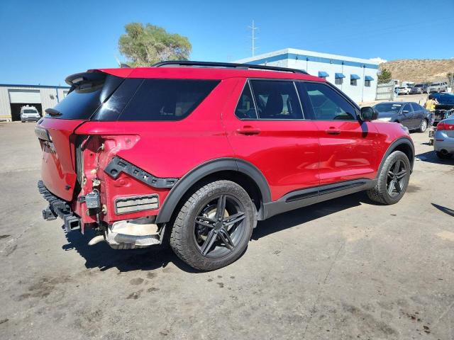 1FMSK8DH9MGC23650 - 2021 FORD EXPLORER XLT Rouge photo 3