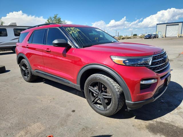 1FMSK8DH9MGC23650 - 2021 FORD EXPLORER XLT Rouge photo 4