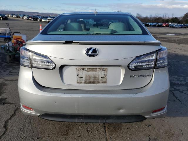 JTHBB1BA2B2045462 - 2011 LEXUS HS 250H SILVER photo 6