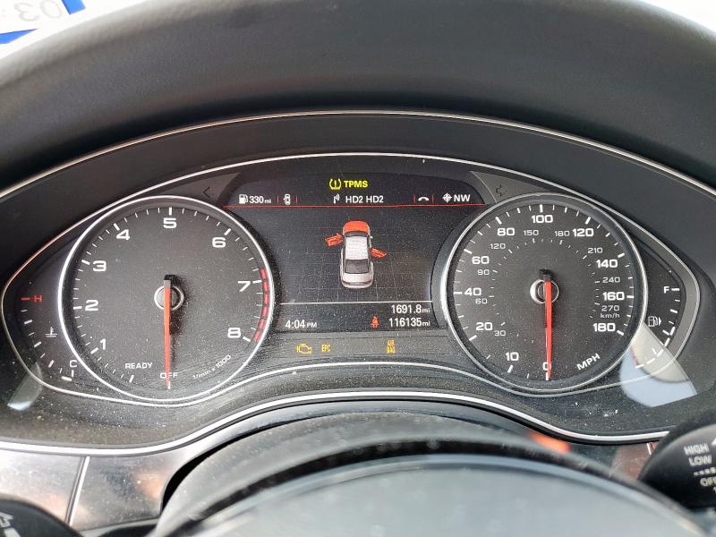 WAUC8AFC2JN059940 - 2018 AUDI A6 PREMIUM WHITE photo 9