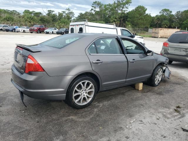 3FAHP0JG7CR302180 - 2012 FORD FUSION SEL GRAY photo 3