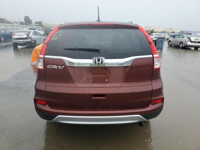 2HKRM3H76GH524040 - 2016 HONDA CR-V EXL BURGUNDY photo 6