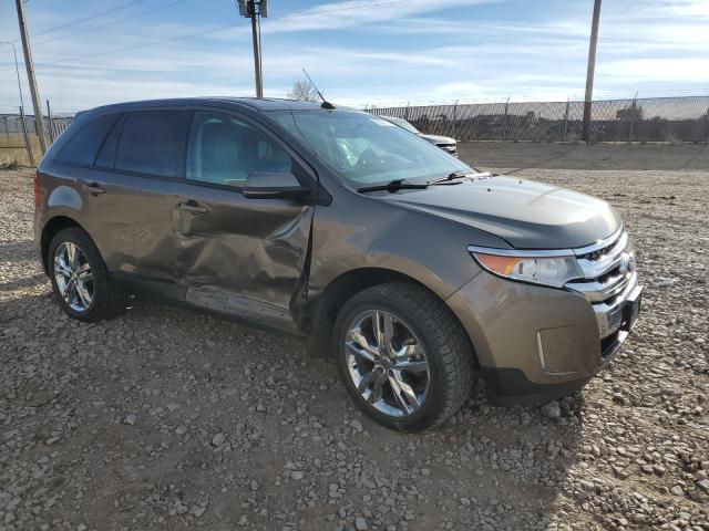 2FMDK4JC7DBA21729 - 2013 FORD EDGE SEL BROWN photo 4