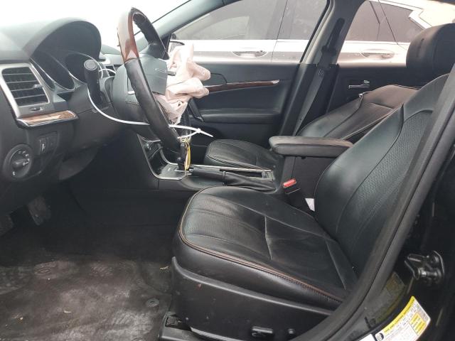 3LNHL2GCXCR837201 - 2012 LINCOLN MKZ BLACK photo 7