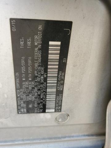 JTLZE4FE2FJ070304 - 2015 TOYOTA SCION XB Silber Foto 12