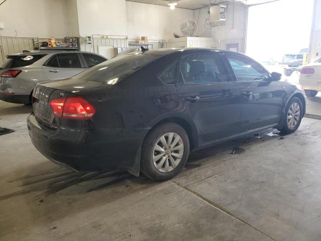 1VWAS7A3XFC062736 - 2015 VOLKSWAGEN PASSAT S BLACK photo 3