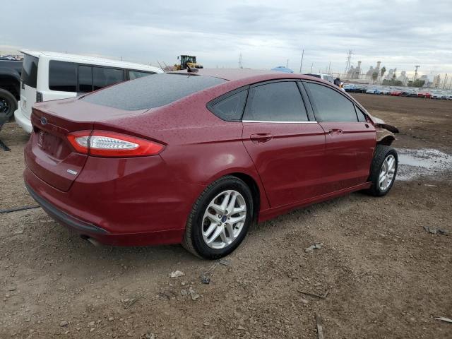 3FA6P0HD0GR394869 - 2016 FORD FUSION SE BURGUNDY photo 3