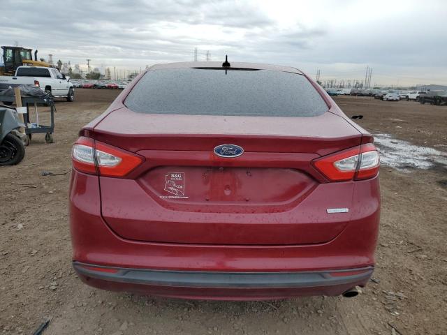 3FA6P0HD0GR394869 - 2016 FORD FUSION SE BURGUNDY photo 6