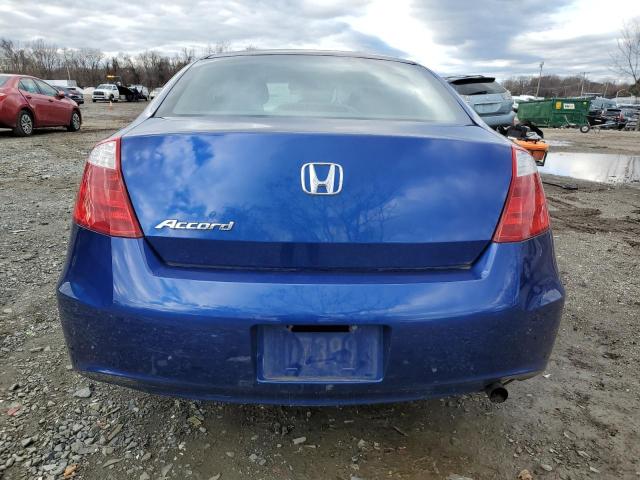 1HGCS12739A001983 - 2009 HONDA ACCORD EX BLUE photo 6