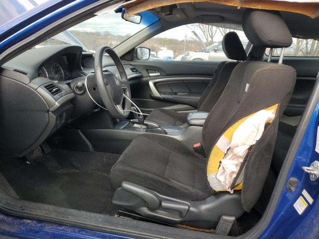 1HGCS12739A001983 - 2009 HONDA ACCORD EX BLUE photo 7