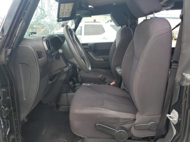 1C4AJWAG8DL579744 - 2013 JEEP WRANGLER SPORT BLACK photo 7