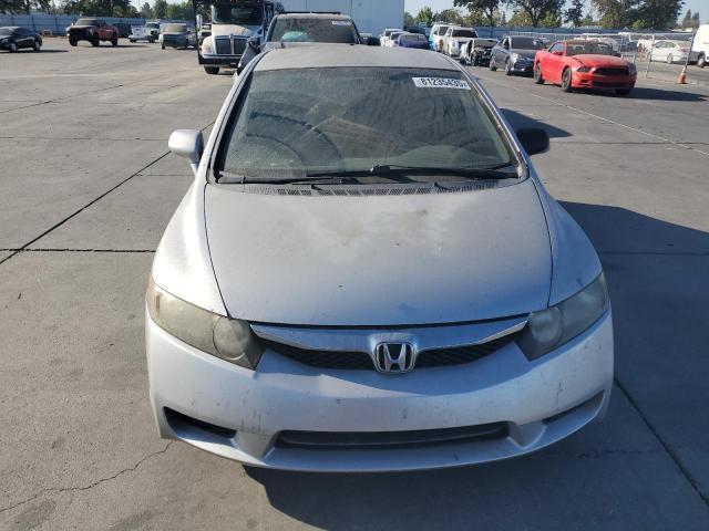 2HGFA16579H316327 - 2009 HONDA CIVIC LX GRAY photo 5