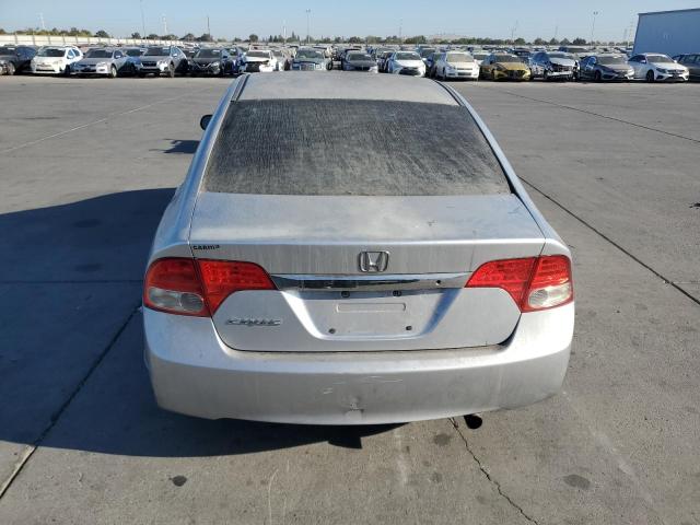 2HGFA16579H316327 - 2009 HONDA CIVIC LX GRAY photo 6